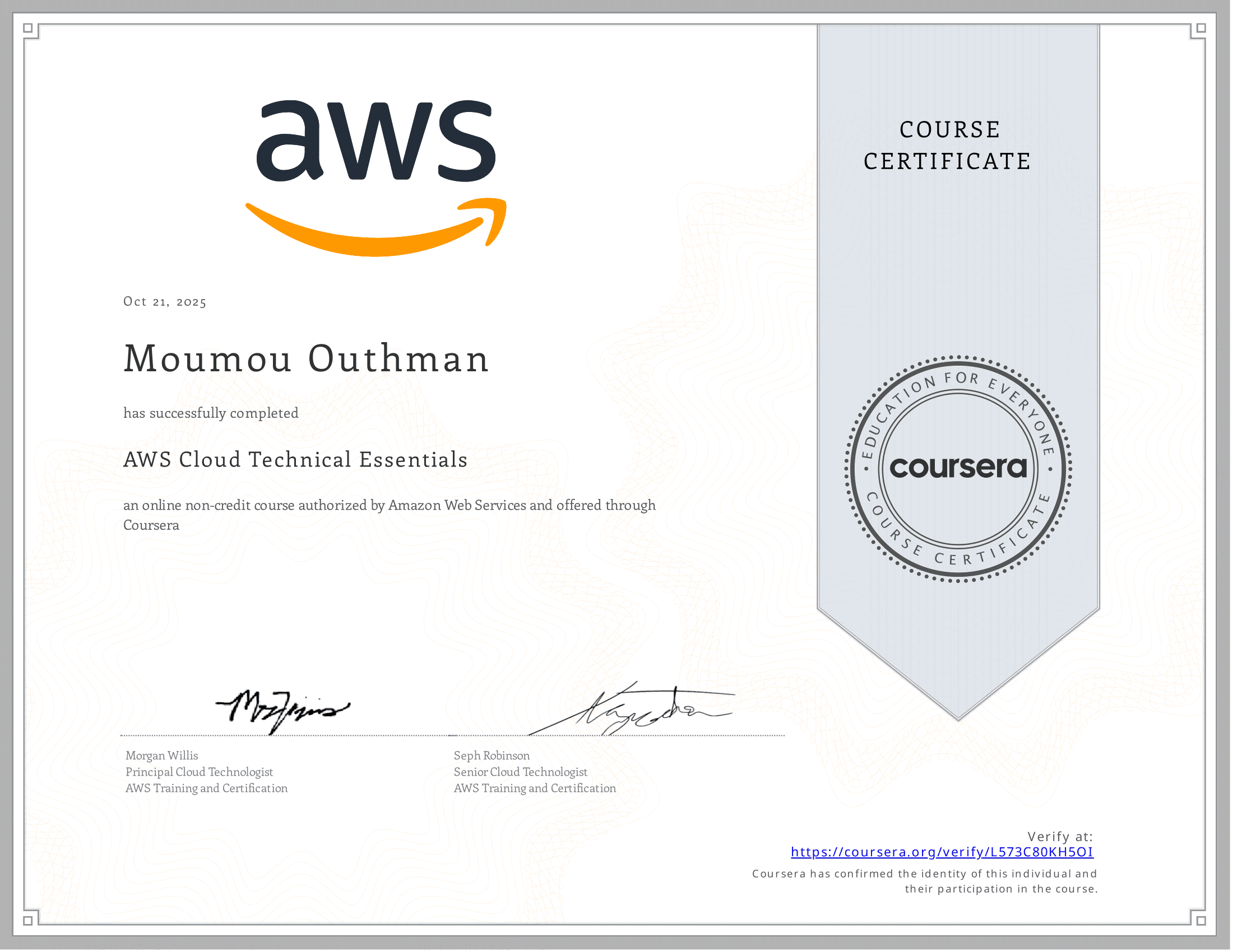 AWS Cloud Technical Essentials