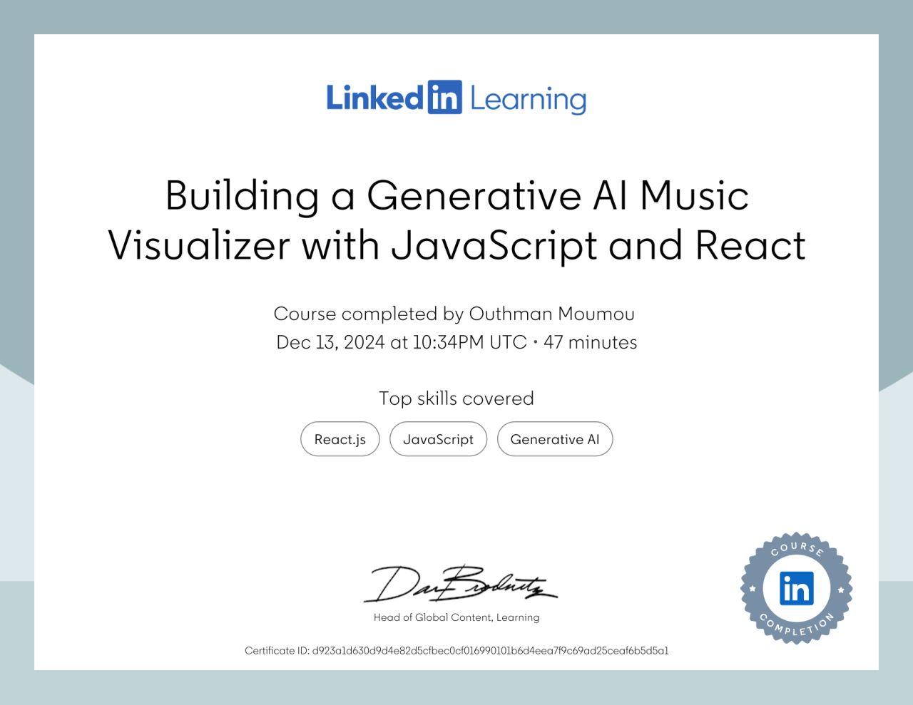 Building a Generative AI Music Visualizer with JavaScript and React